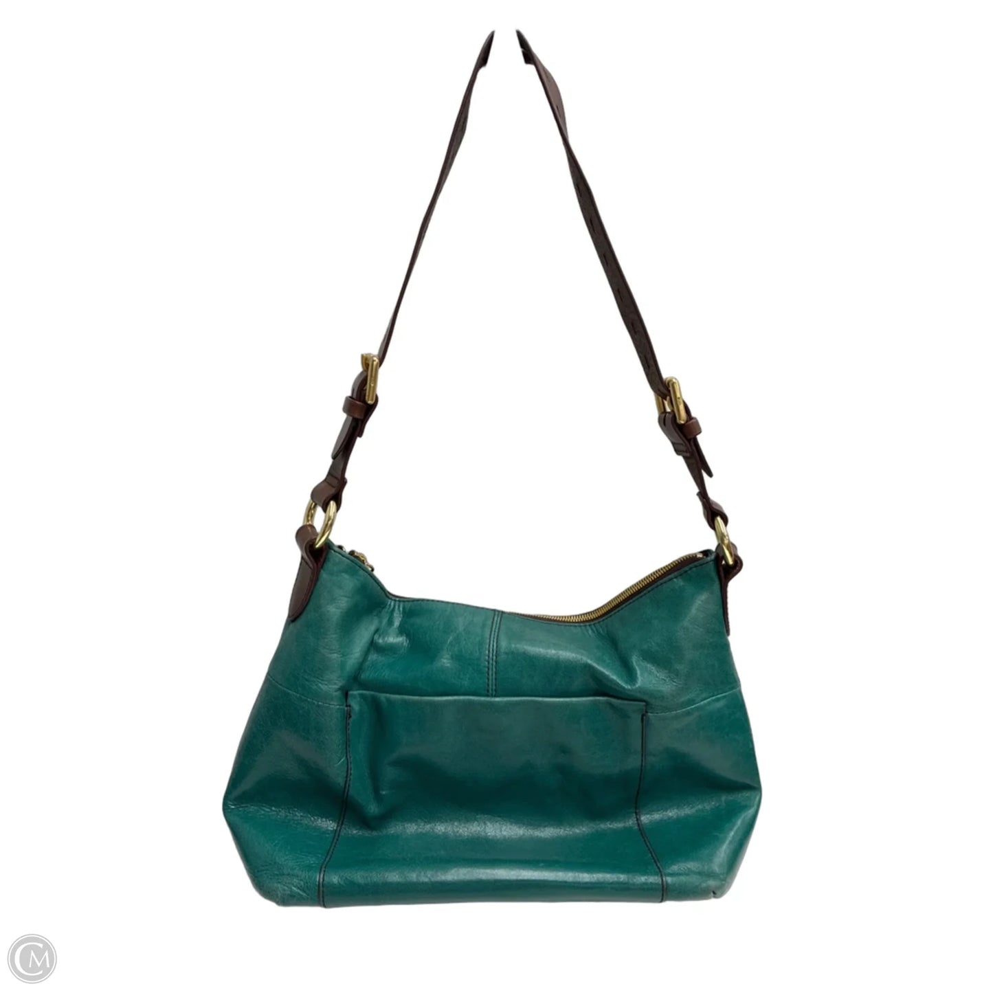 Handbag Leather By Hobo Intl, Size: Medium