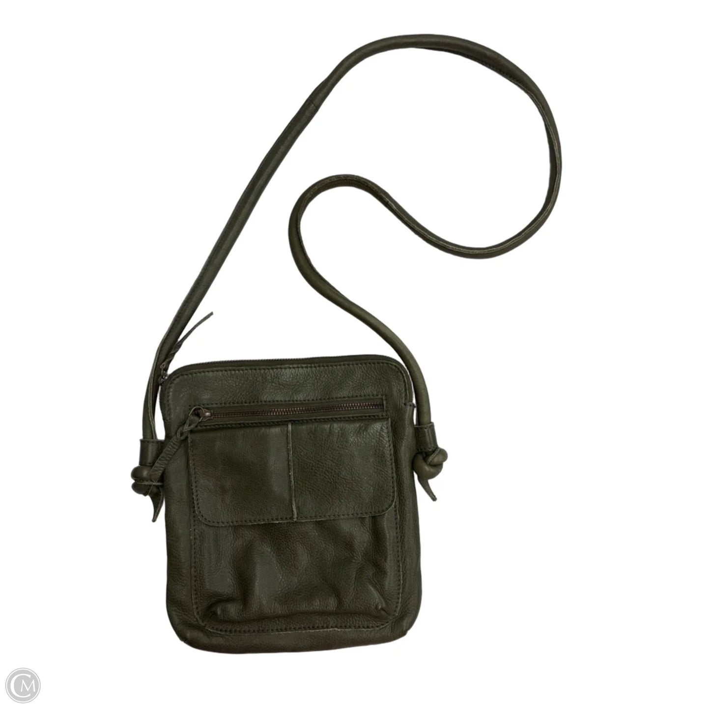 Crossbody Leather By Clothes Mentor, Size: Medium