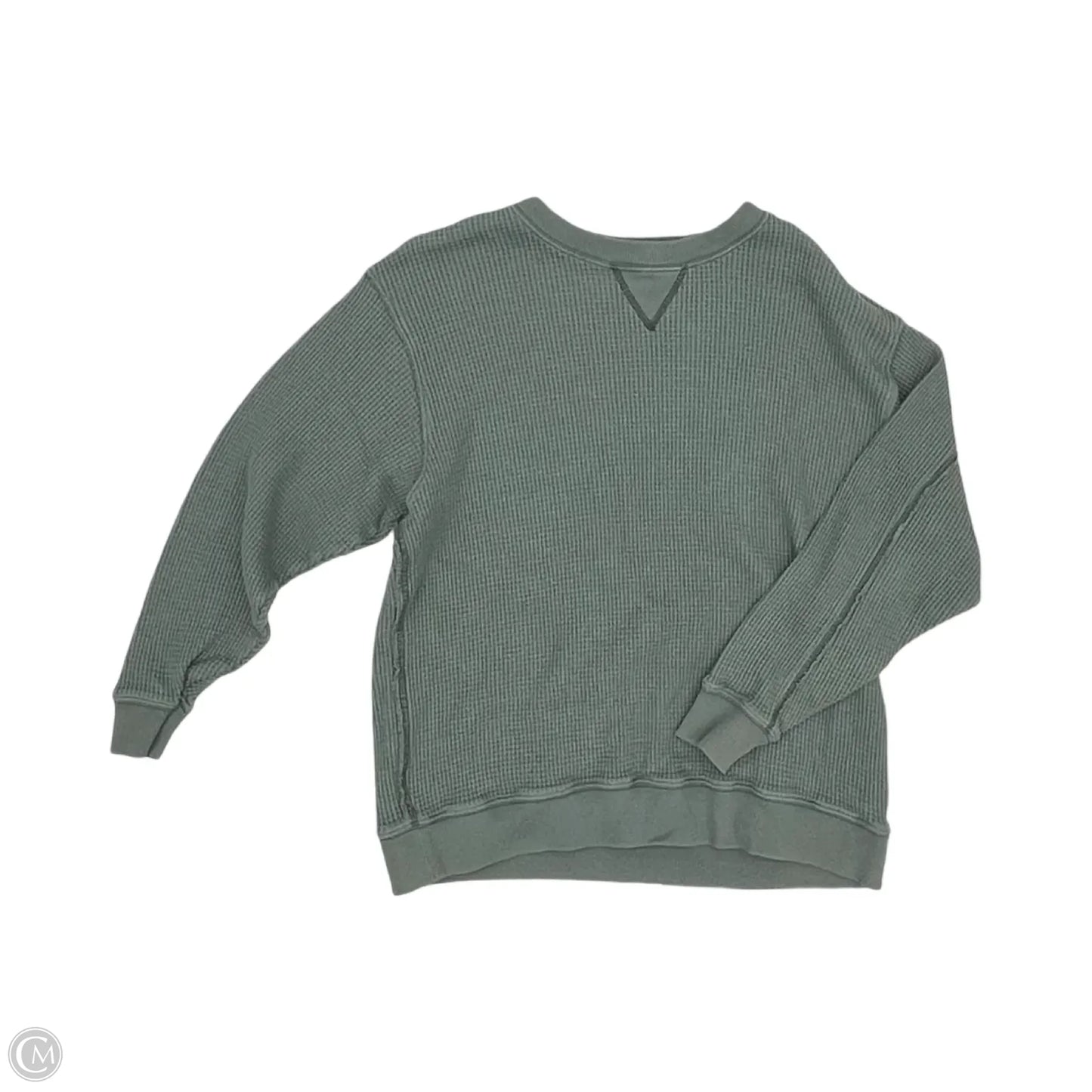Top Long Sleeve By Aerie In Green, Size: M