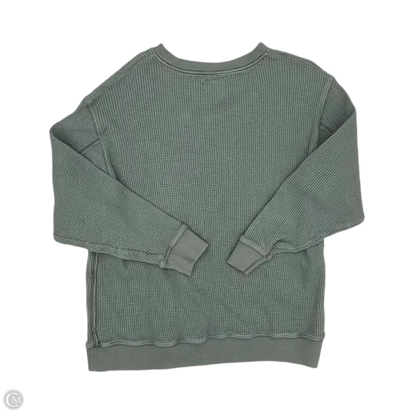 Top Long Sleeve By Aerie In Green, Size: M