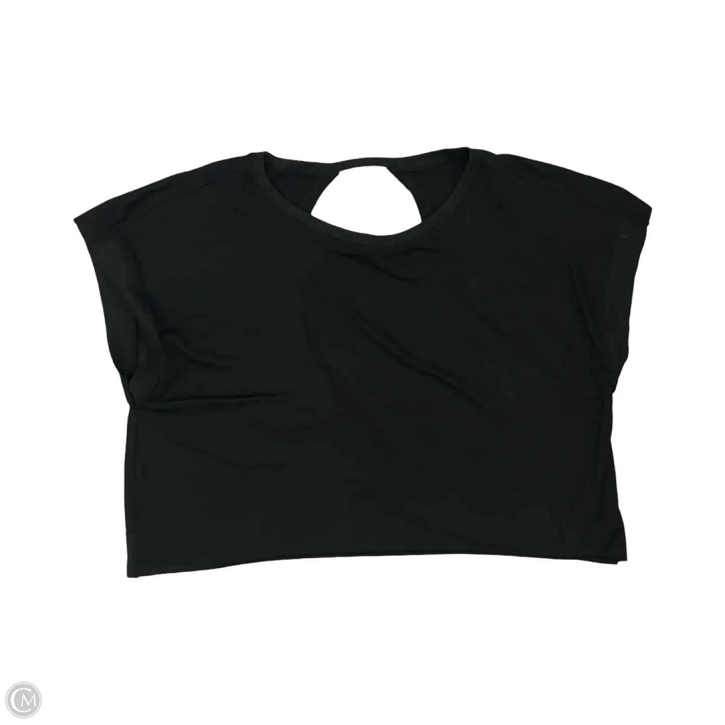 Top Short Sleeve By Clothes Mentor In Black, Size: Xl