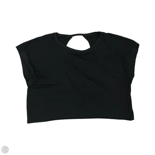 Top Short Sleeve By Clothes Mentor In Black, Size: Xl