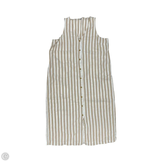 Dress Casual Midi By Old Navy In Striped Pattern, Size: Xxl