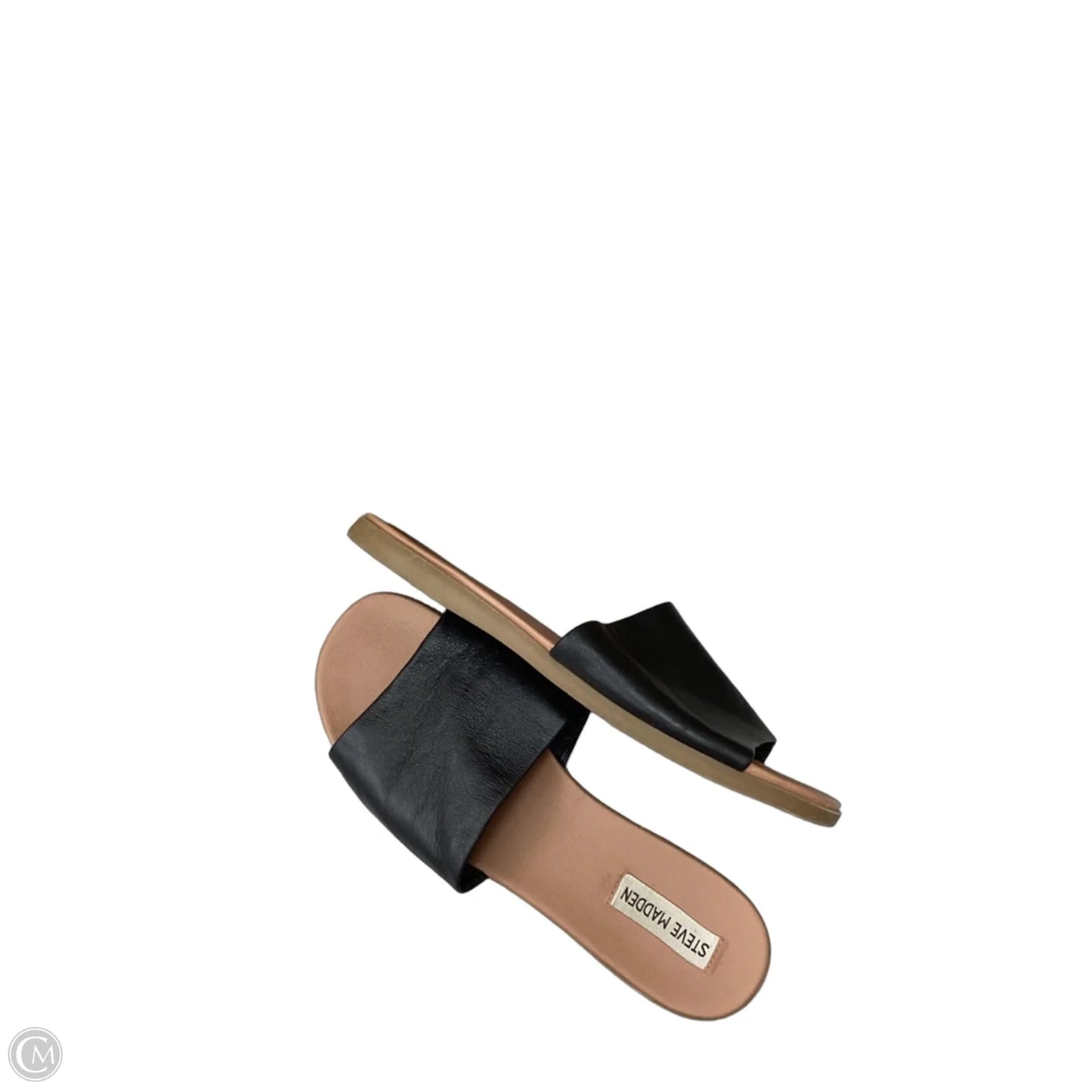 Sandals Flats By Steve Madden In Black, Size: 9