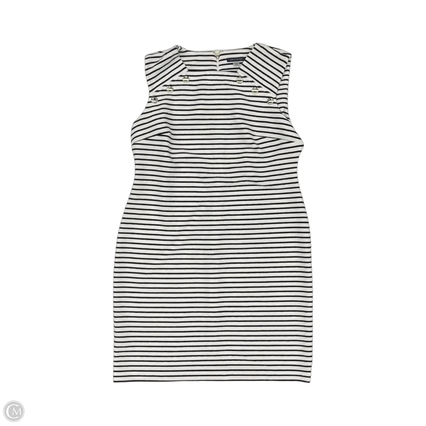 Dress Work By Tommy Hilfiger In Blue & White, Size: 16
