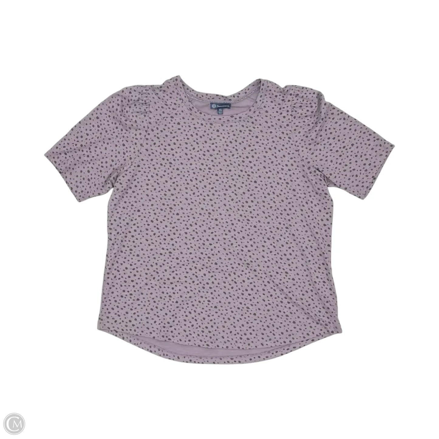 Blouse Short Sleeve By Democracy In Purple, Size: Xl