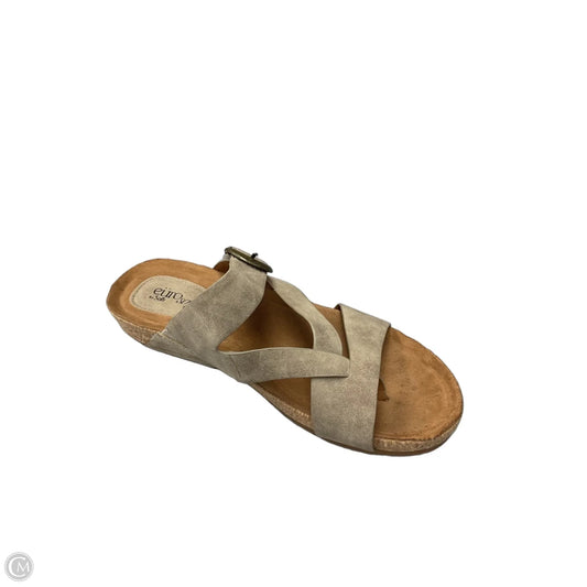 Sandals Flats By Sofft In Tan, Size: 8.5