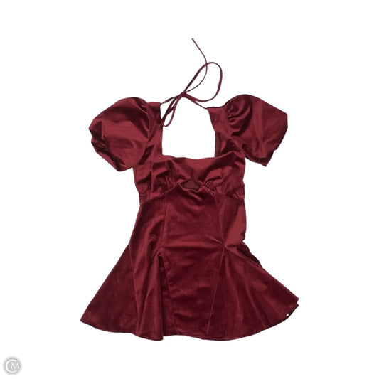 Dress Party Short By Asos In Red, Size: 6