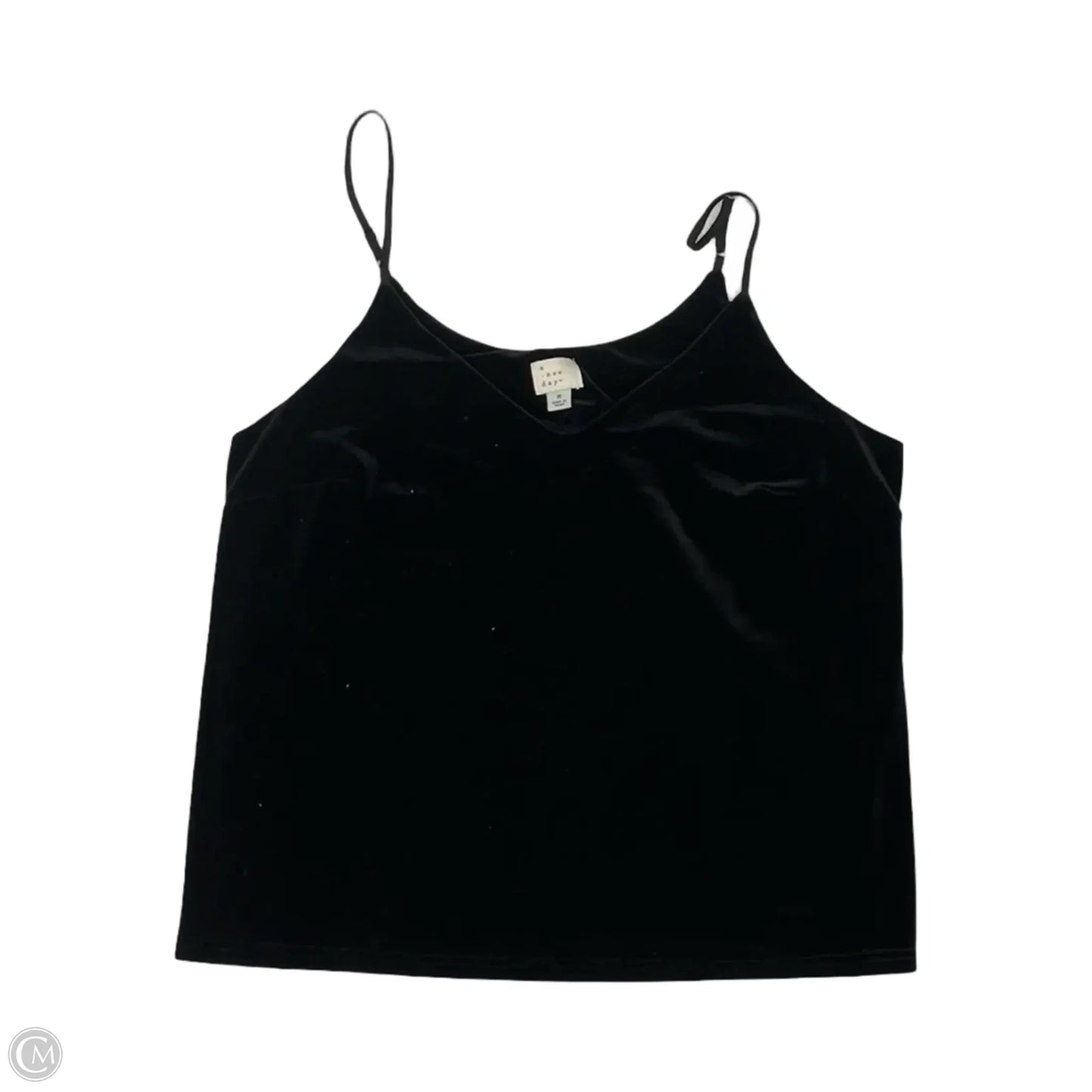 Blouse Sleeveless By A New Day In Black, Size: M