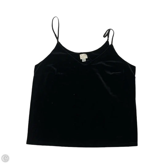 Blouse Sleeveless By A New Day In Black, Size: M