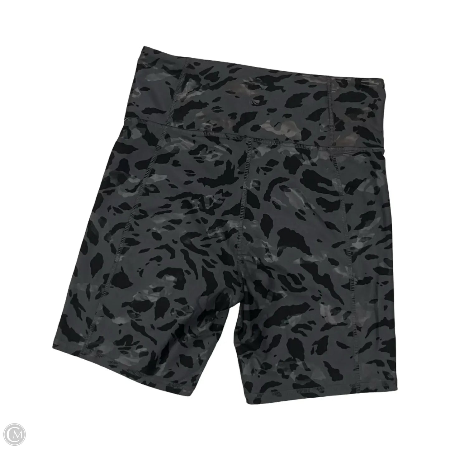 Athletic Shorts By Cmf In Black & Grey, Size: L