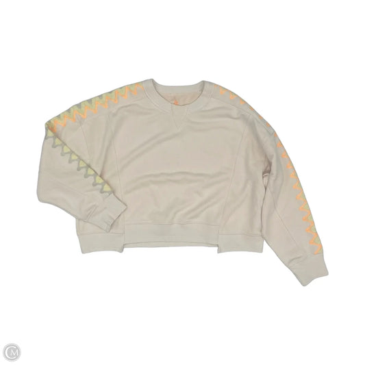 Sweatshirt Crewneck By Free People In Orange, Size: M