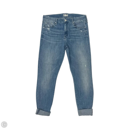 Jeans Skinny By Mother In Blue Denim, Size: 12
