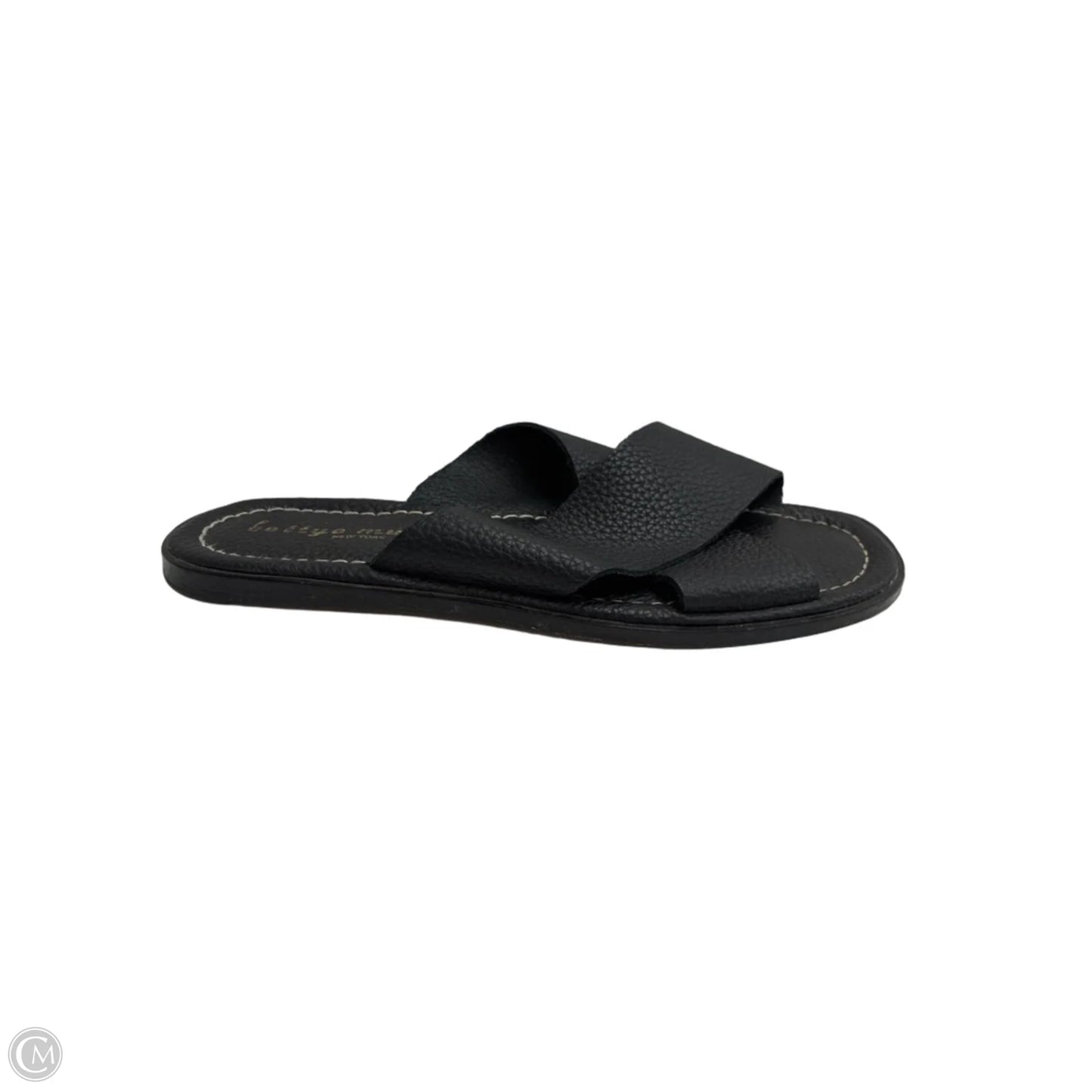 Sandals Flats By Clothes Mentor In Black, Size: 9