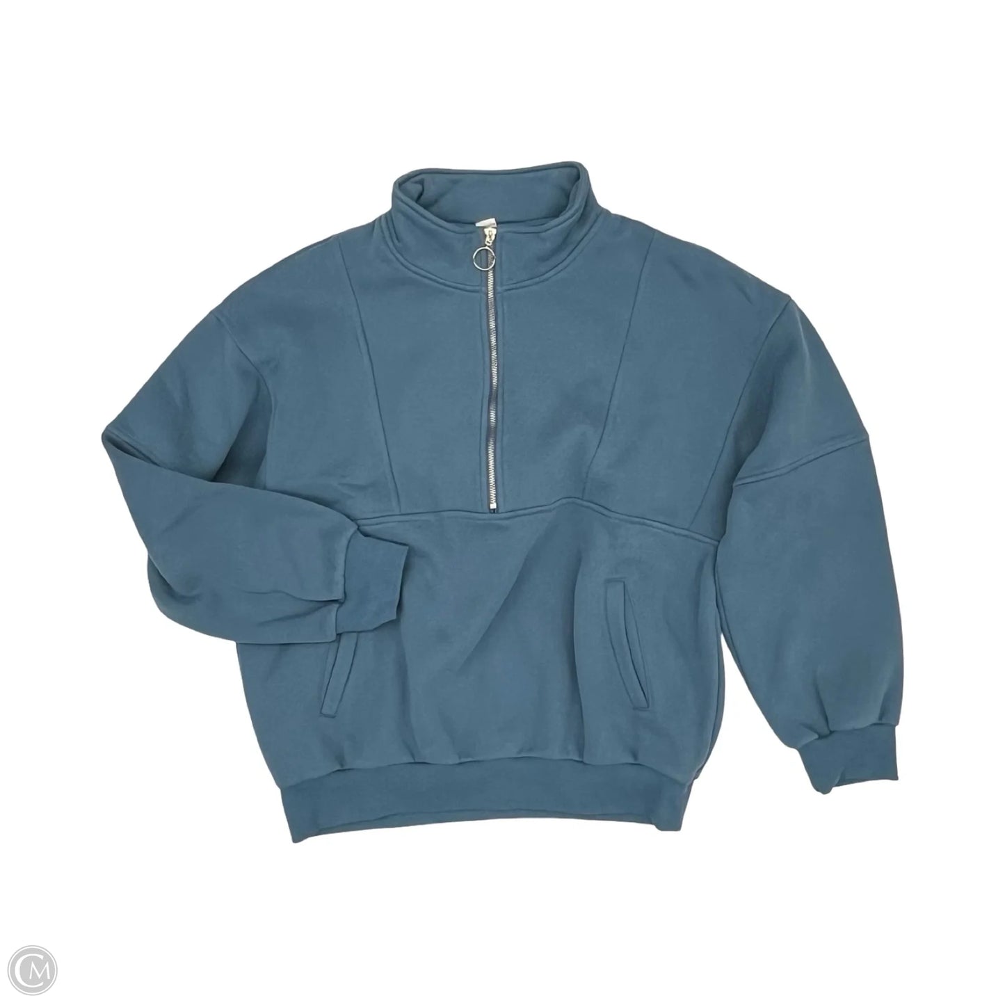 Sweatshirt Collar By Anrabess In Blue, Size: L
