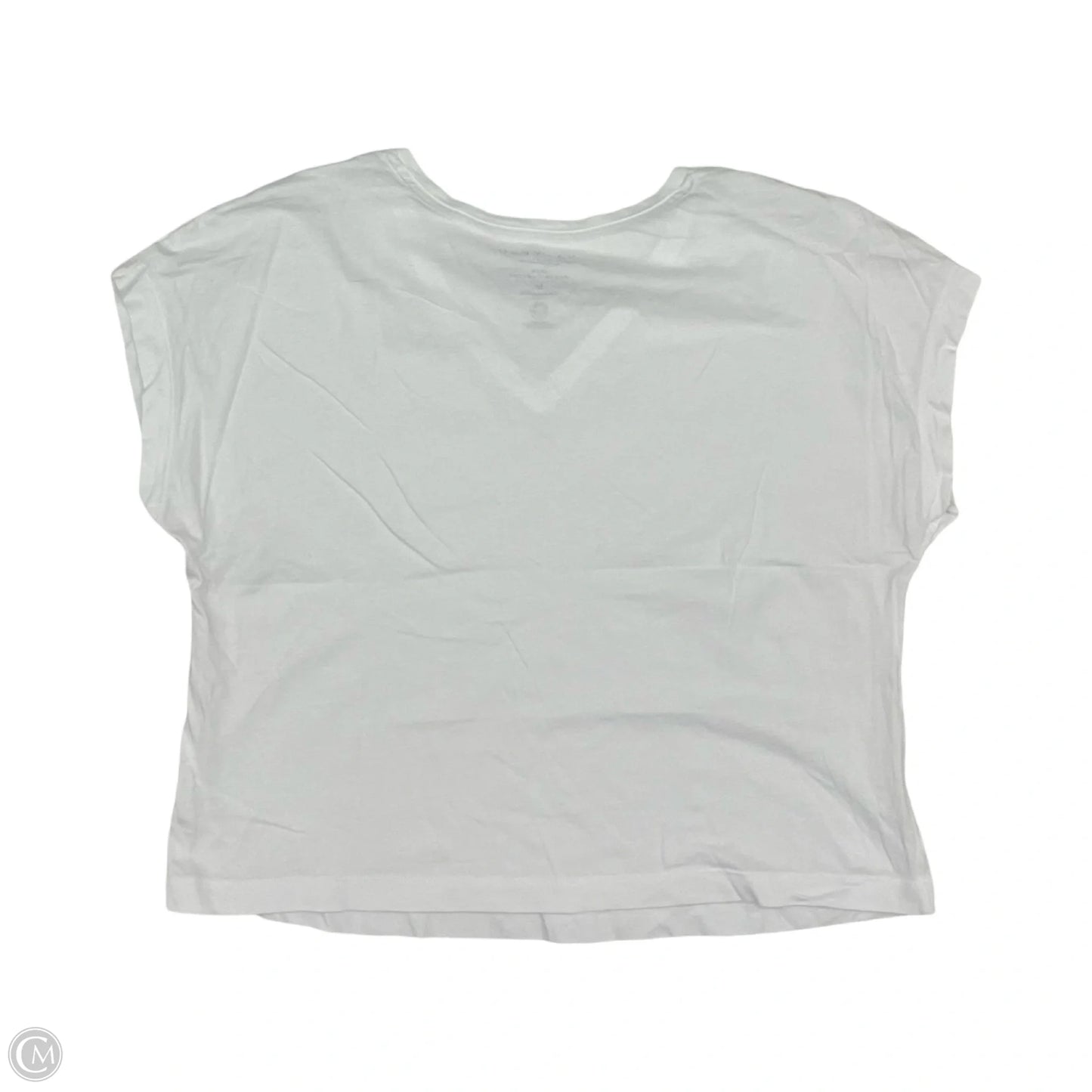 Top Short Sleeve By Calypso St Barth In White, Size: M