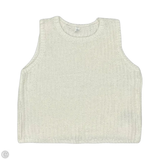 Top Sleeveless By Old Navy In Cream, Size: M
