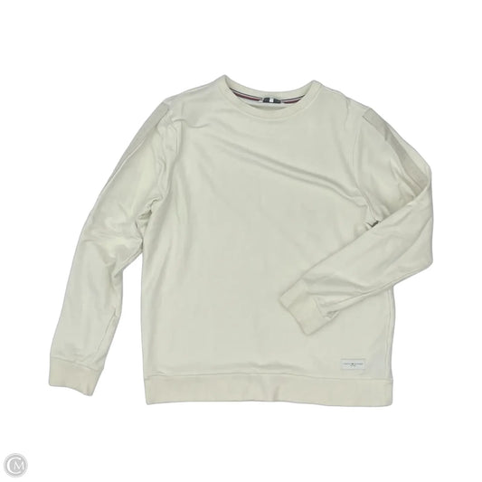 Top Long Sleeve By Tommy Hilfiger In Cream, Size: L
