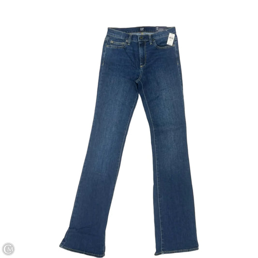 Jeans Boot Cut By Gap In Blue Denim, Size: 6