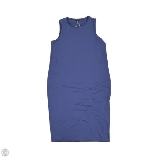 Dress Casual Midi By Eileen Fisher In Blue, Size: S
