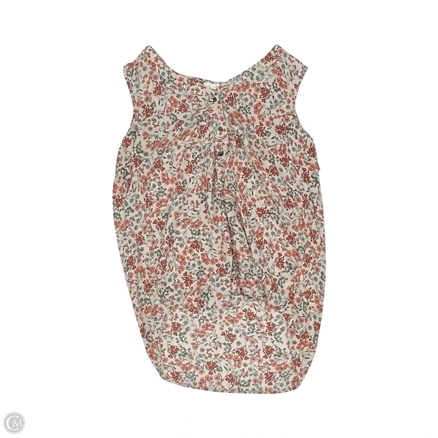 Blouse Sleeveless By Maurices In Floral Print, Size: L