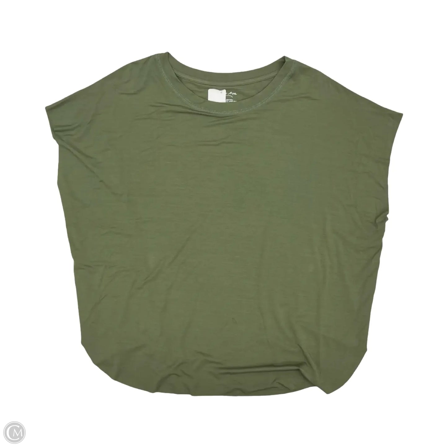 Top Short Sleeve By Anna & Ava In Green, Size: L