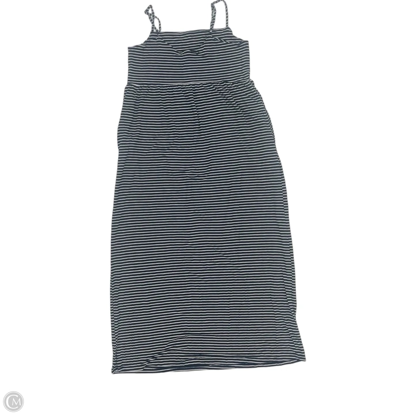 Dress Casual Midi By Old Navy In Striped Pattern, Size: S