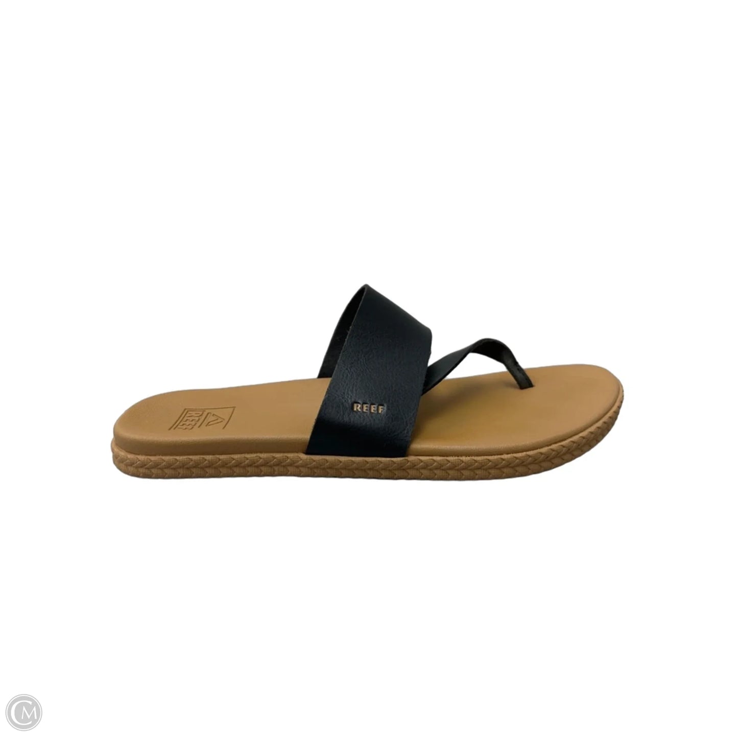Sandals Flats By Reef In Black, Size: 8
