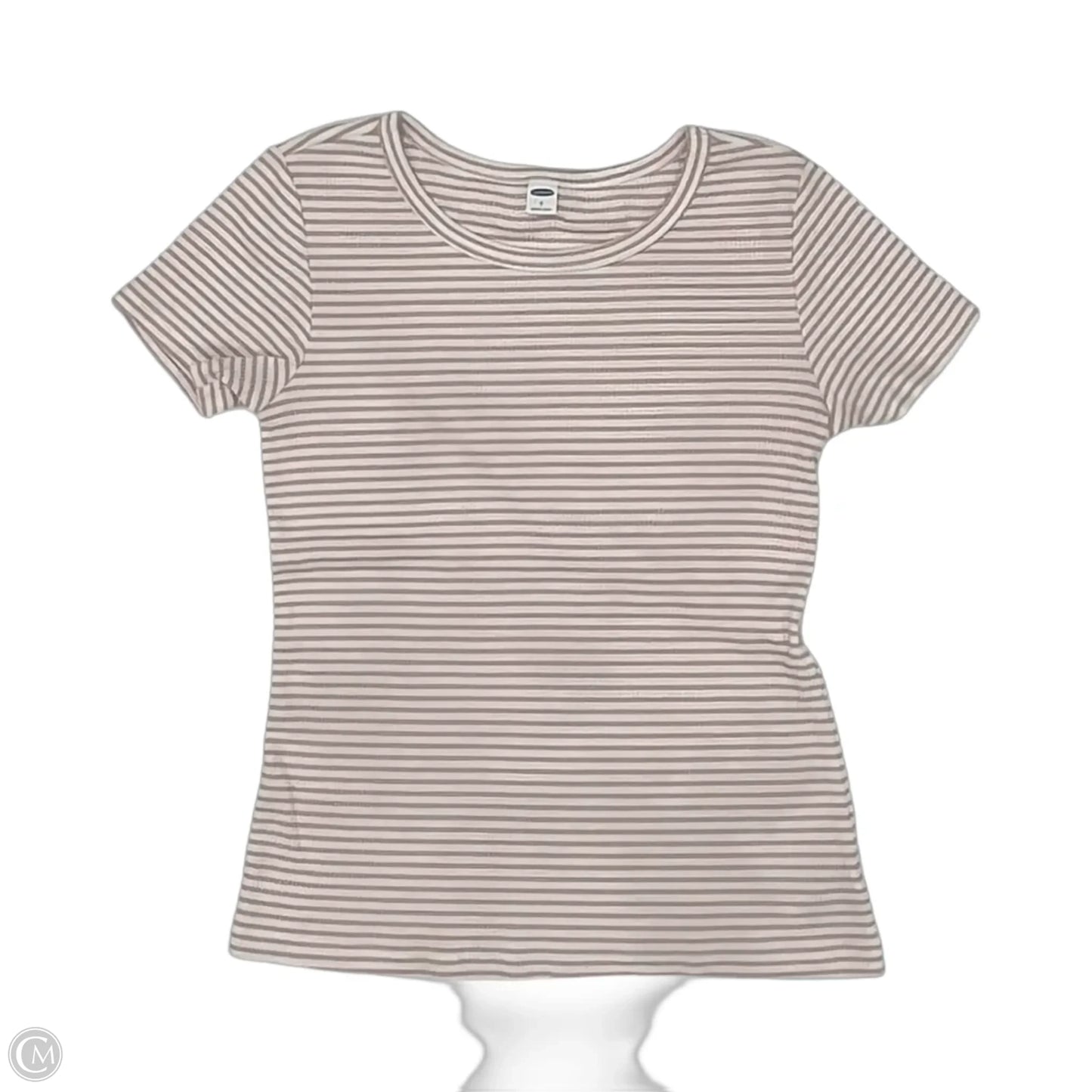 Top Short Sleeve By Old Navy In Striped Pattern, Size: S