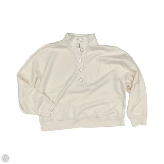 Sweatshirt Crewneck By Time And Tru In Cream, Size: M