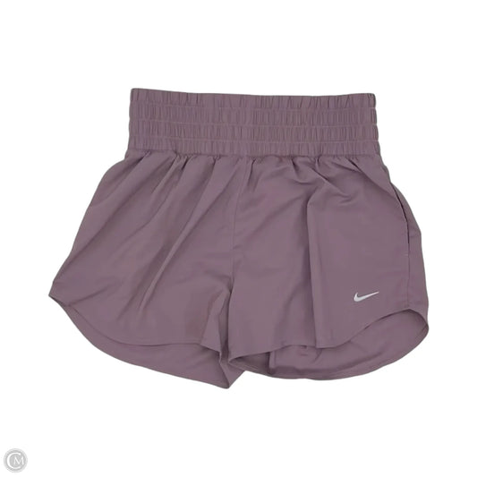 Athletic Shorts By Nike In Purple, Size: L