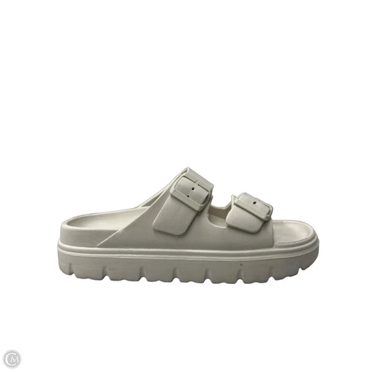 Sandals Flats By Cmf In Tan, Size: 10