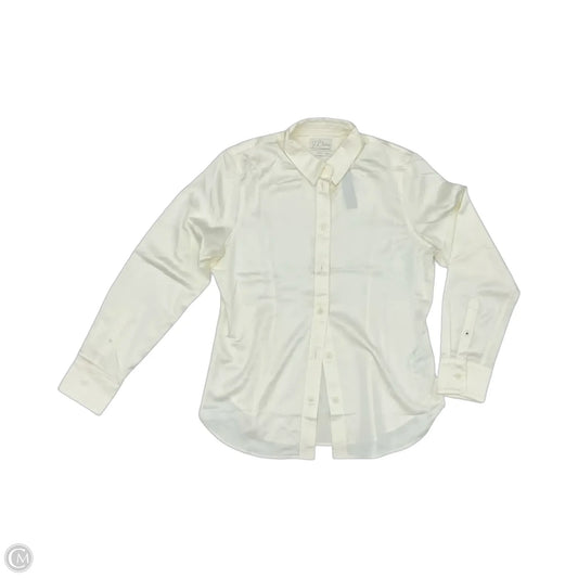 Blouse 3/4 Sleeve By J. Crew In Cream, Size: M