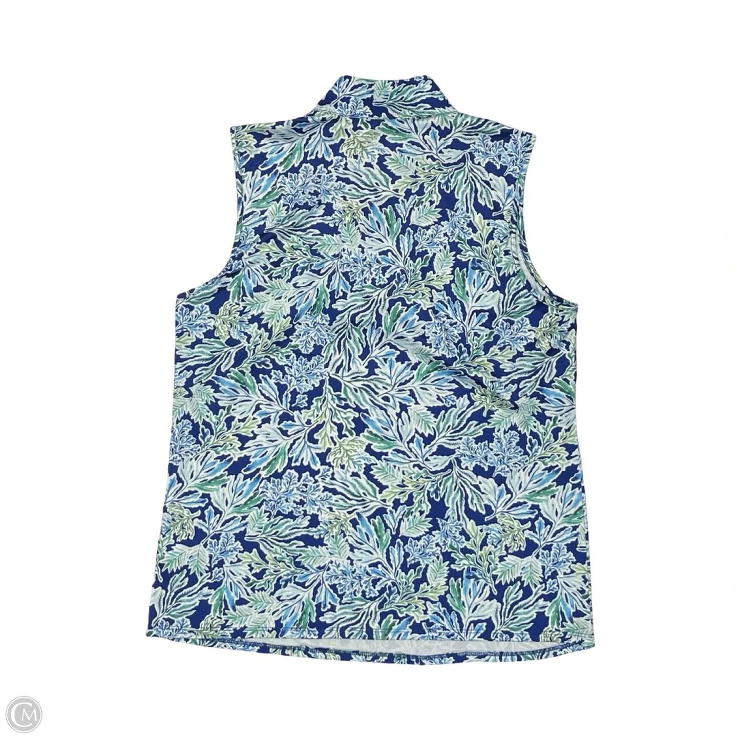 Skirt Set 2pc By Stella Parker In Blue & Green, Size: M