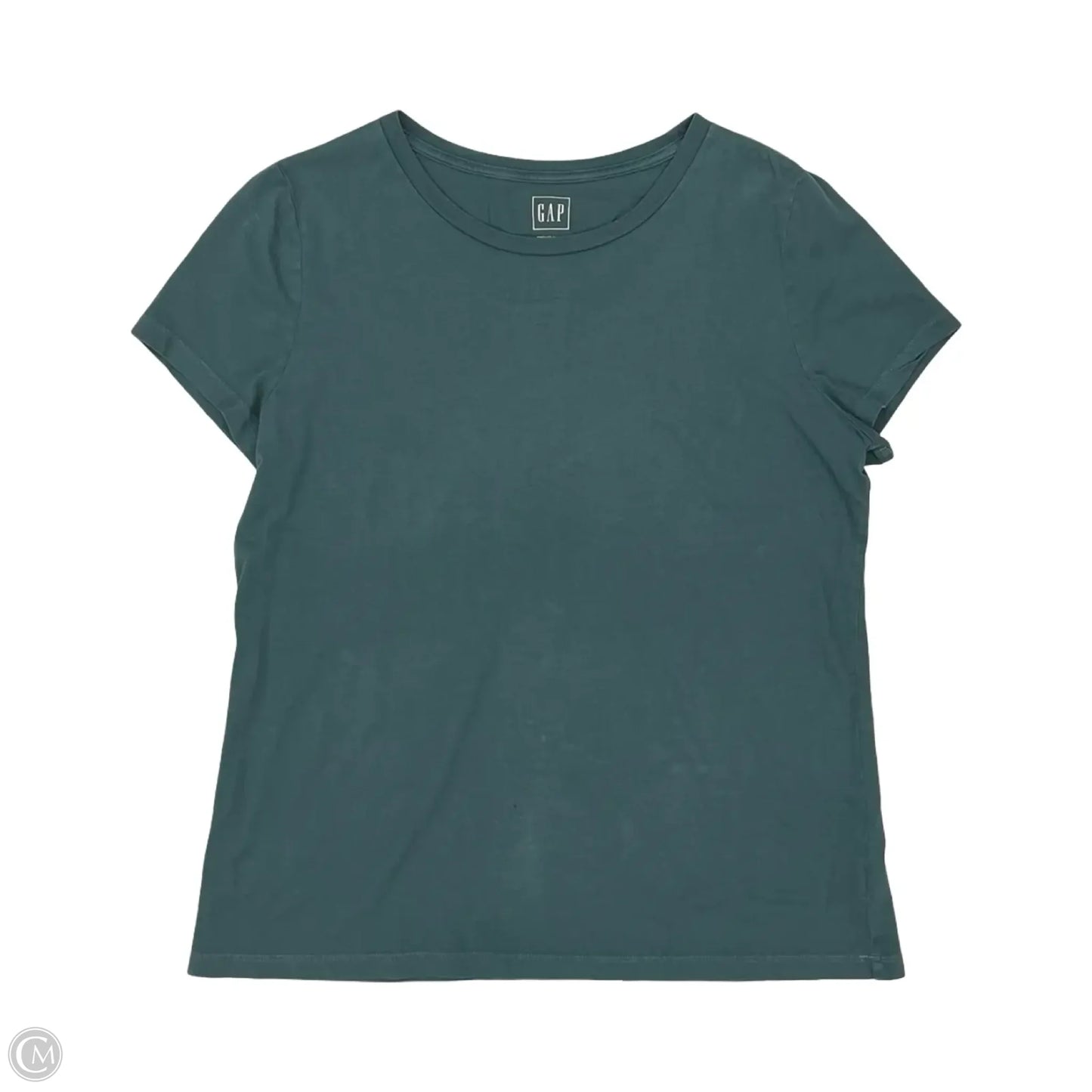 Top Short Sleeve By Gap In Green, Size: L