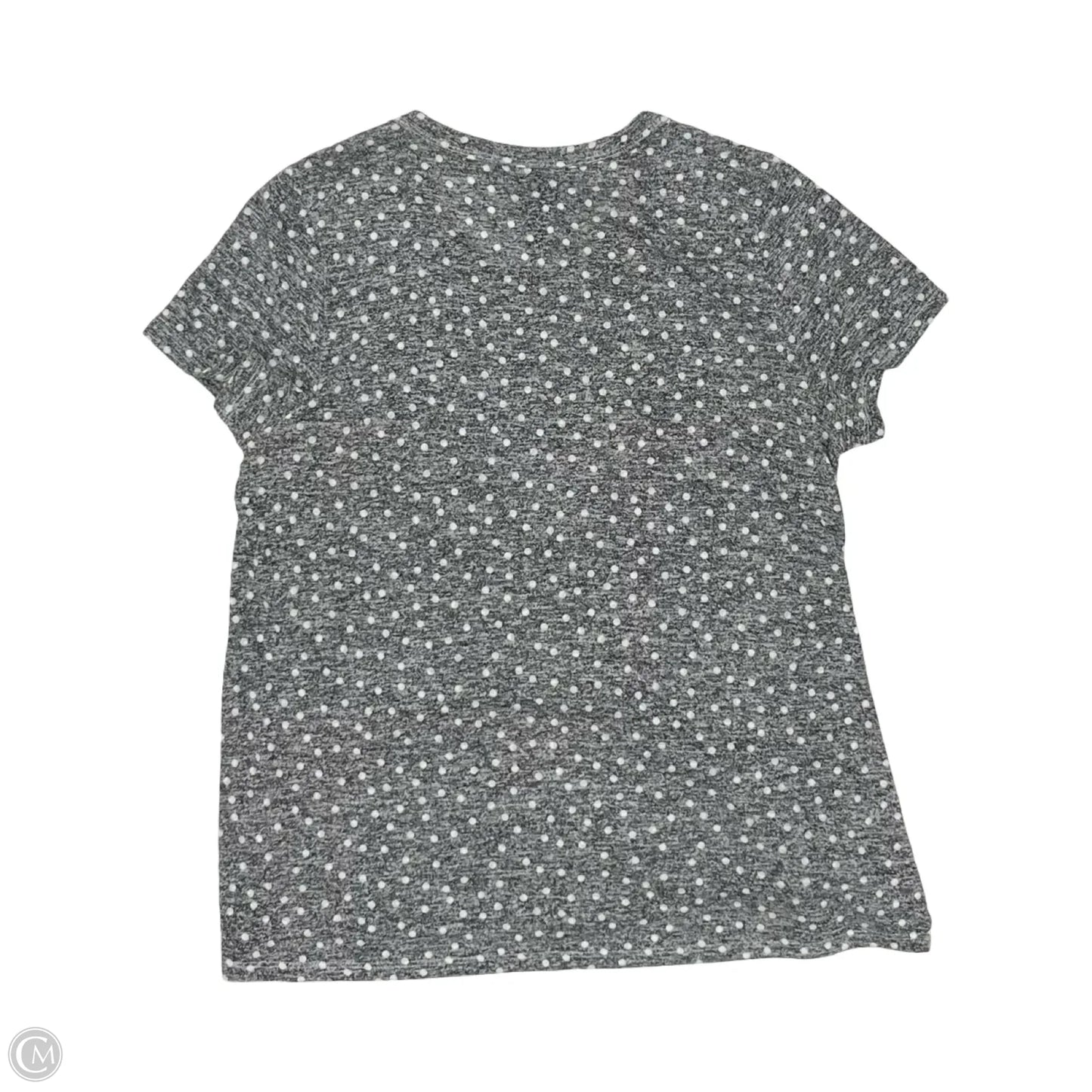 Top Short Sleeve By Bobeau In Green & White, Size: Xlp