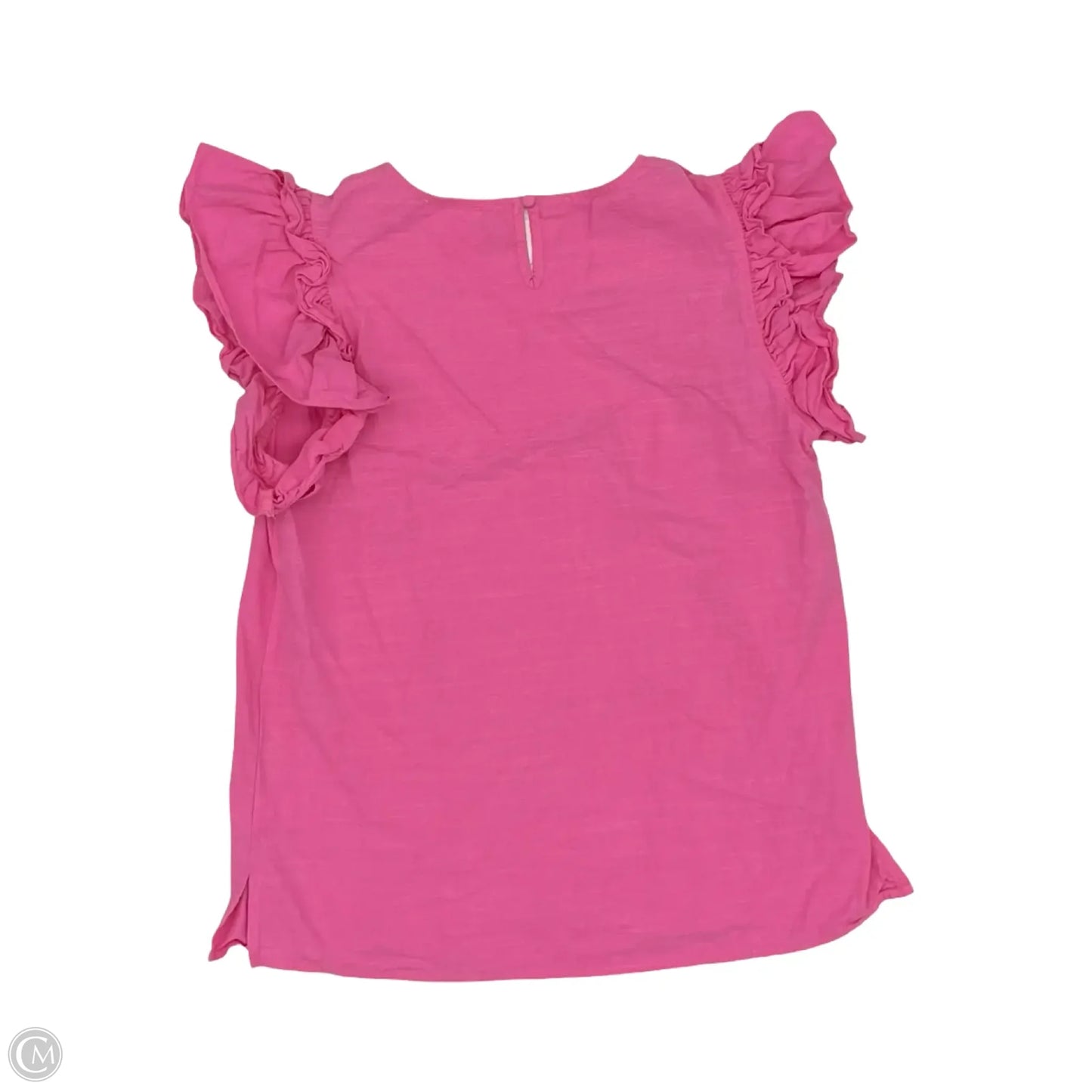 Blouse Short Sleeve By First Love In Pink, Size: S