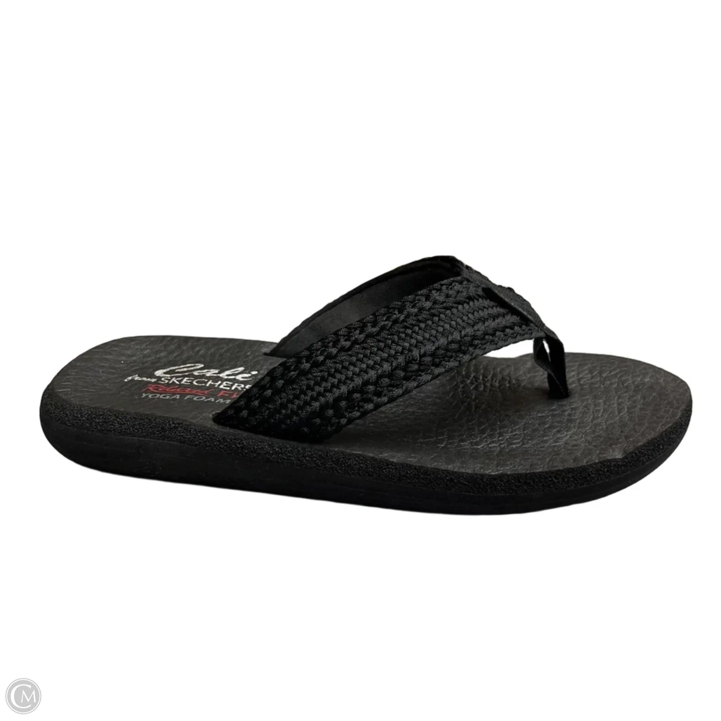 Sandals Flip Flops By Skechers In Black, Size: 7