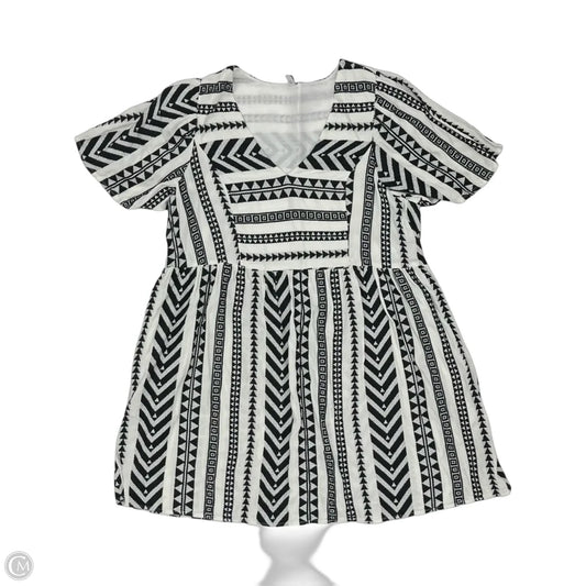 Dress Casual Short By Old Navy In Black & Cream, Size: Xl