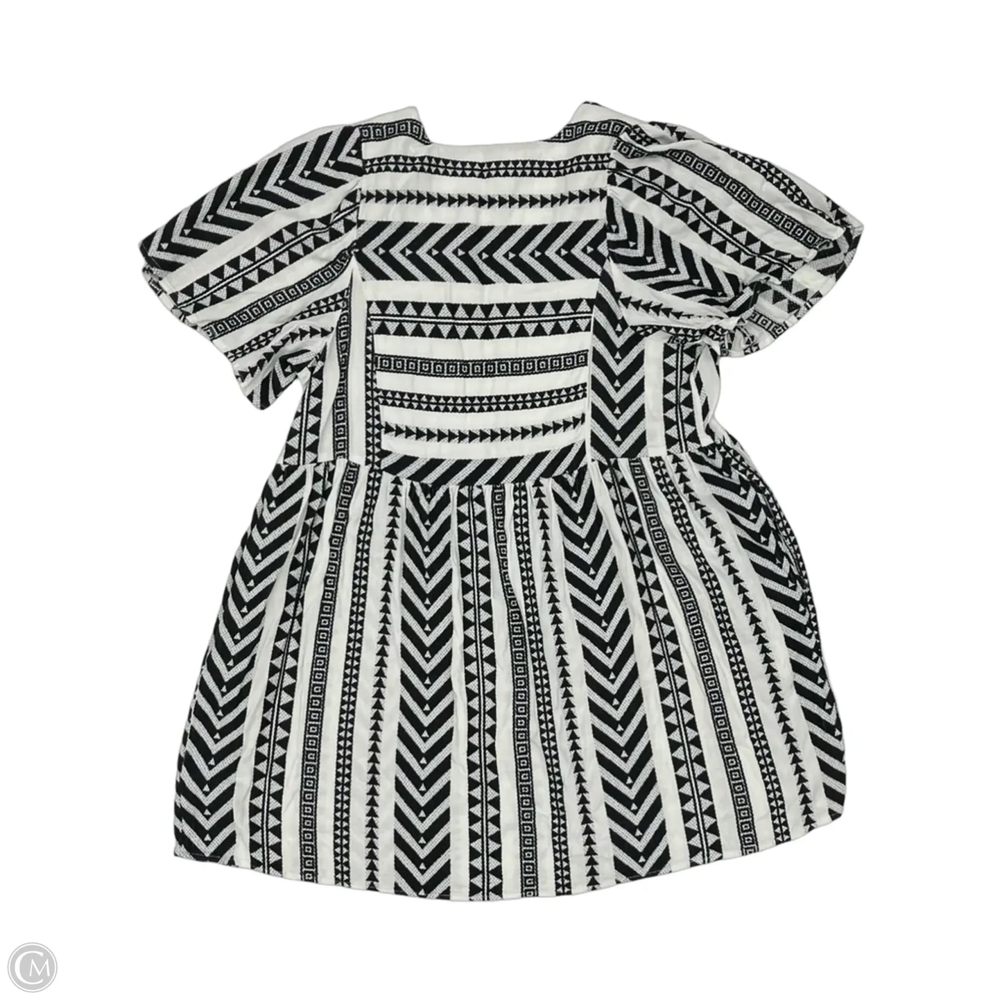 Dress Casual Short By Old Navy In Black & Cream, Size: Xl