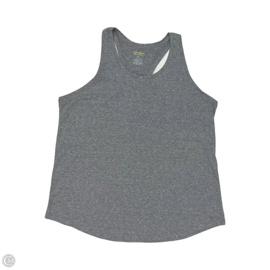 Athletic Tank Top By Tek Gear In Grey, Size: Xl