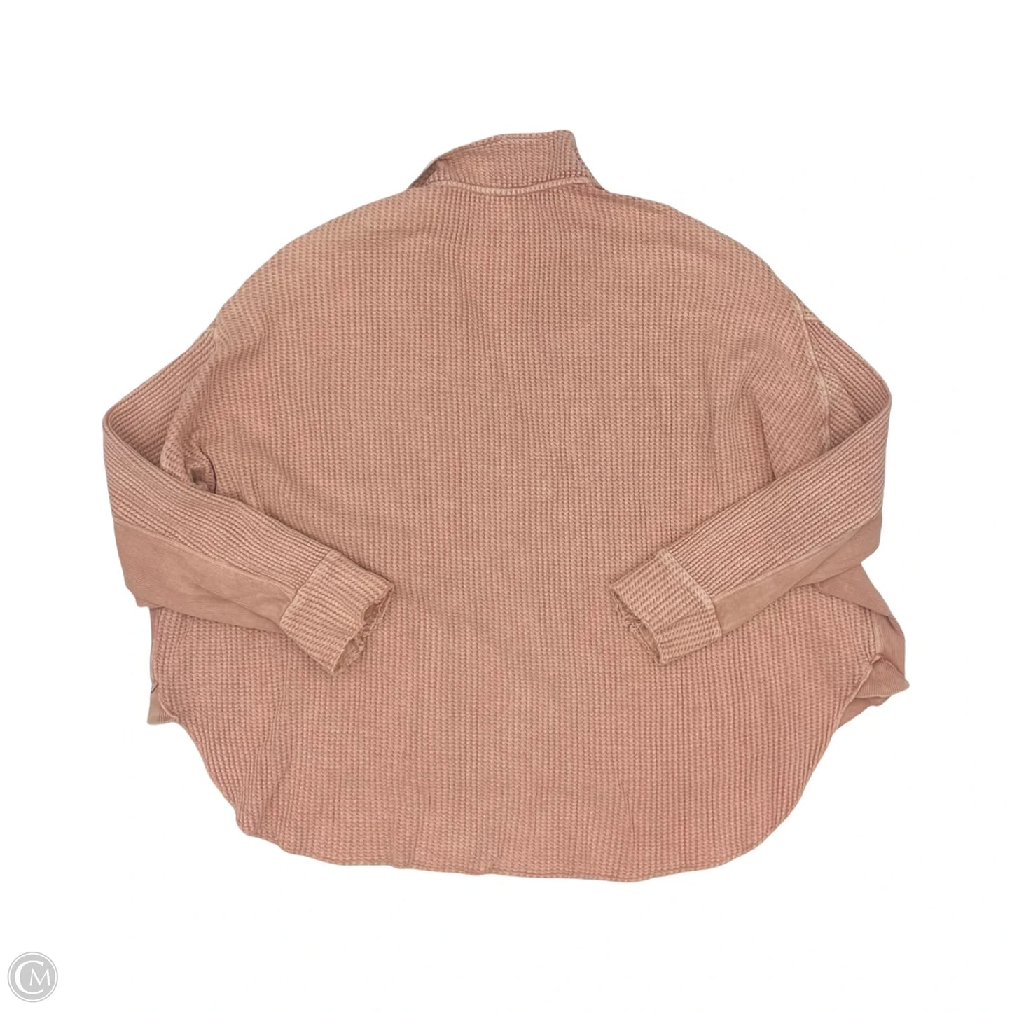 Top Long Sleeve By Free People In Pink, Size: Xs