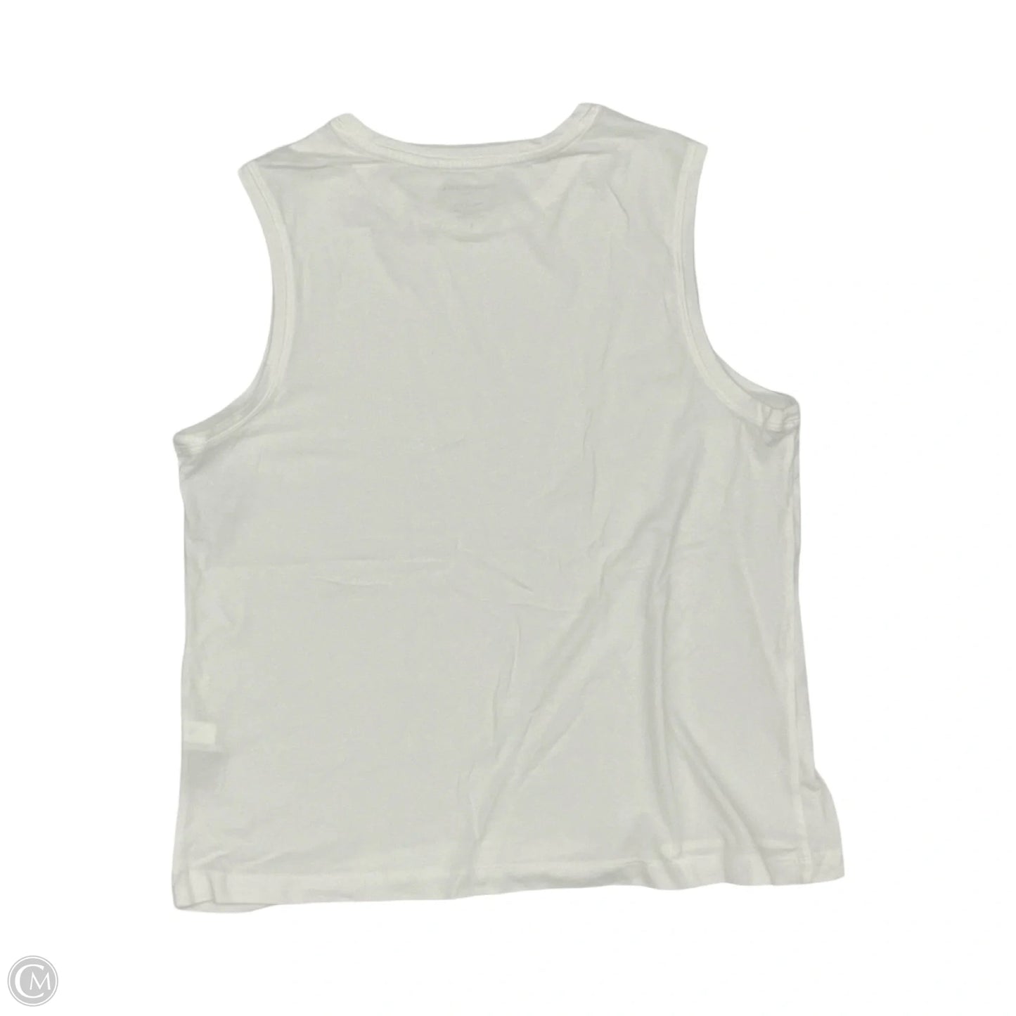 Top Sleeveless By Banana Republic In Cream, Size: M
