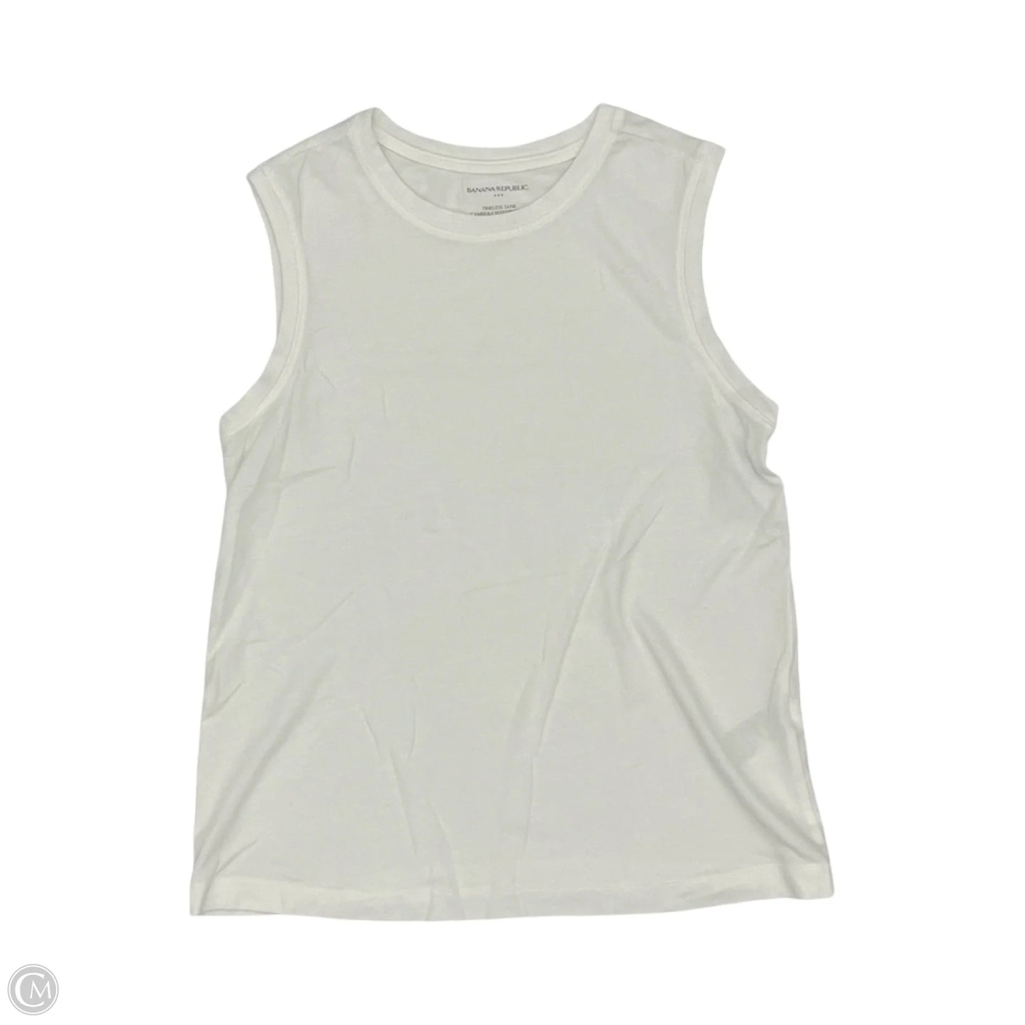 Top Sleeveless By Banana Republic In Cream, Size: S