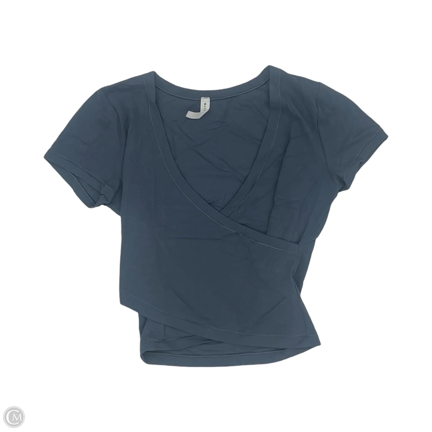 Athletic Top Short Sleeve By Athleta In Blue, Size: M