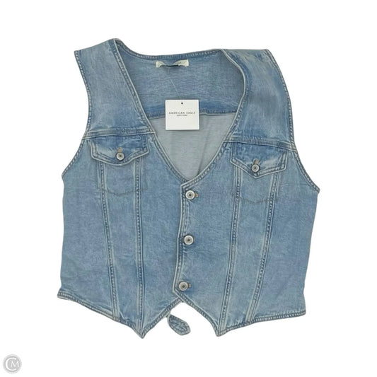 Vest Other By American Eagle In Blue Denim, Size: Xl
