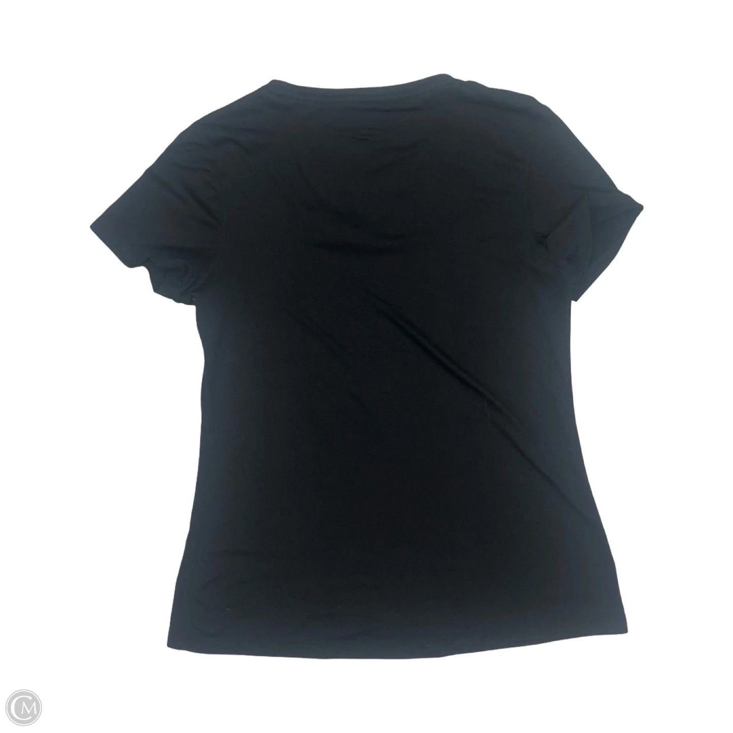 Athletic Top Short Sleeve By Athletic Works In Black, Size: S