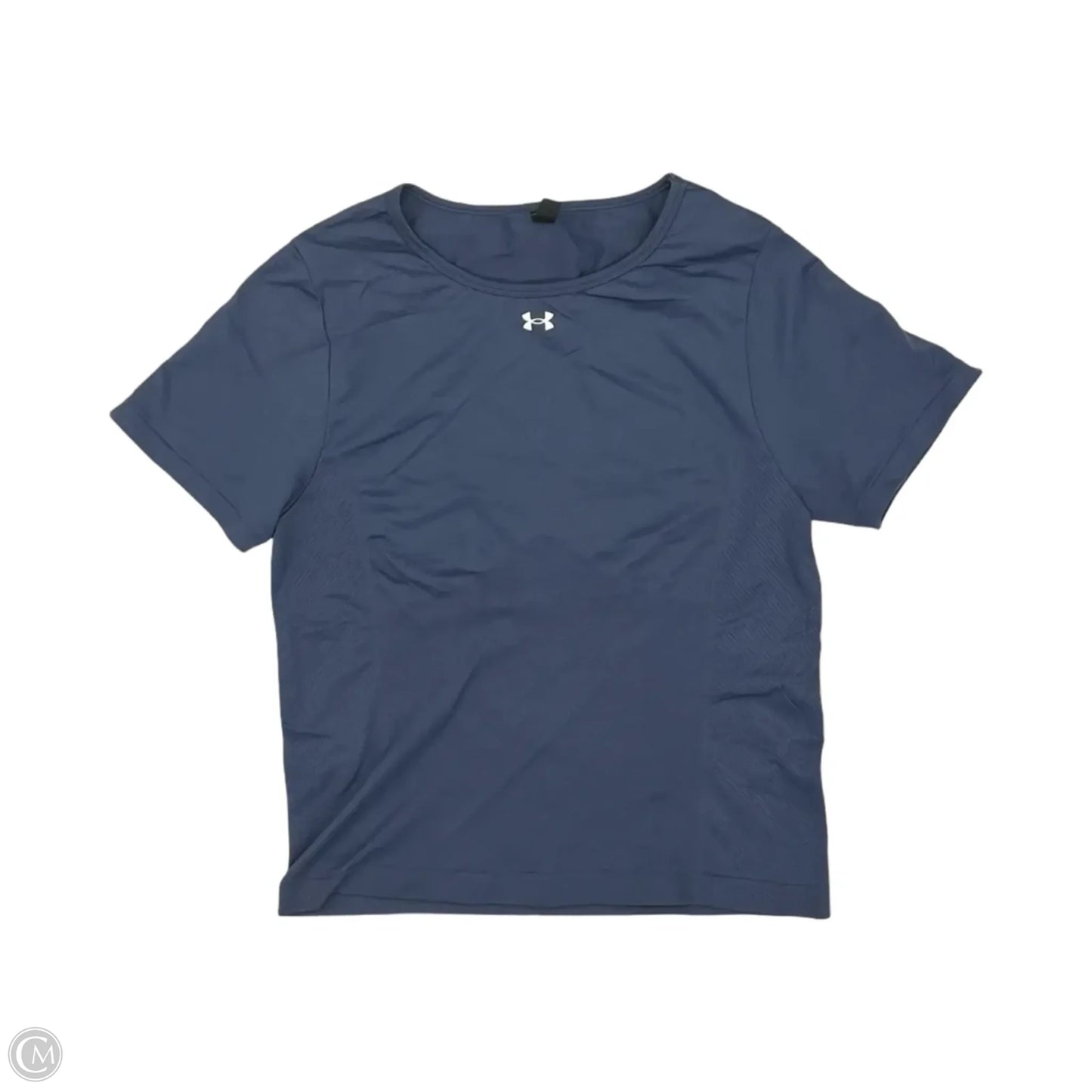 Athletic Top Short Sleeve By Under Armour In Blue, Size: Xl