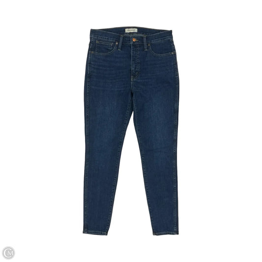 Jeans Skinny By Madewell In Blue Denim, Size: 10