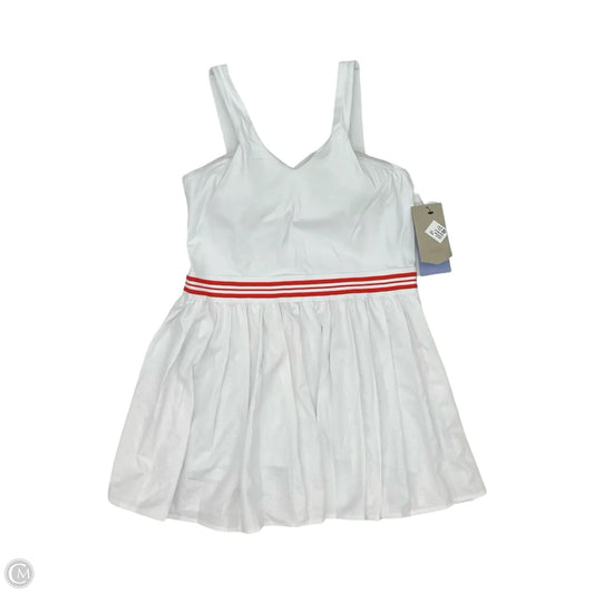Athletic Dress By Avia In Red & White, Size: M